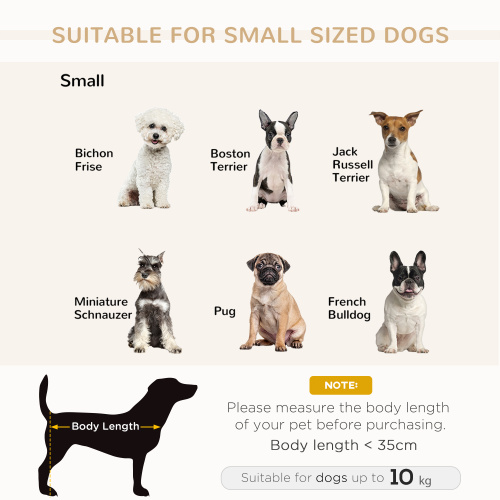 PawHut Luxury Small Dog Bed with Hidden Storage | Small Dog Sofa with 3-Inch Foam | Modern Pet Furniture